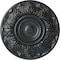 Ekena Millwork Whitman Ceiling Medallion (For Canopies up to 3 3/4"), Hand-Painted Pewter, 13"OD x 1 3/8"P CM13WHPES - alternate 1